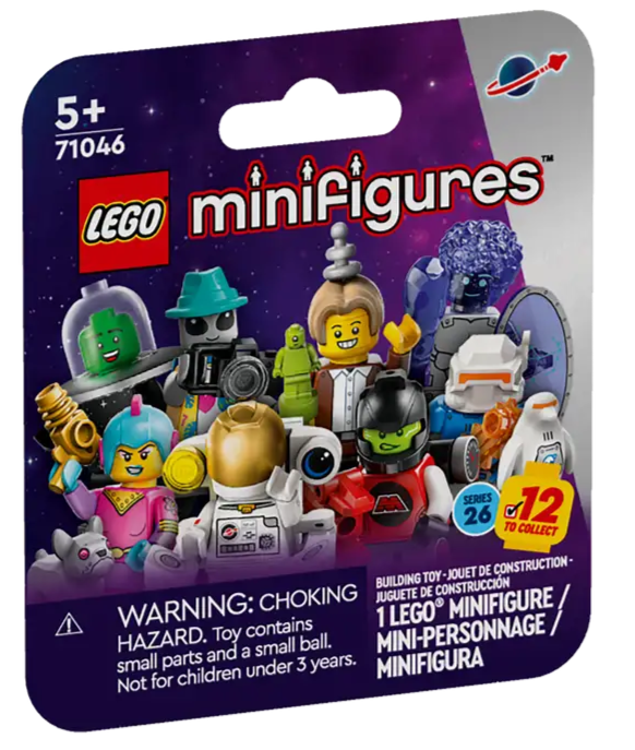 Verpakking van de Lego CMF series 26 space. Nu te kopen bij Spellcast.