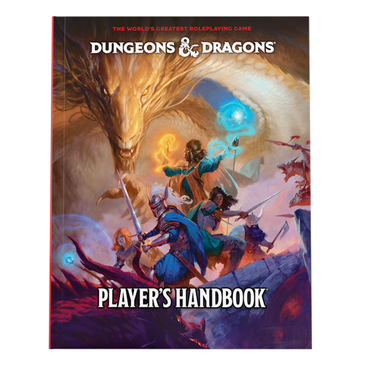 D&D Player Handbook. The world's greatest roleplaying game RPG met heroic characters op de voorkant