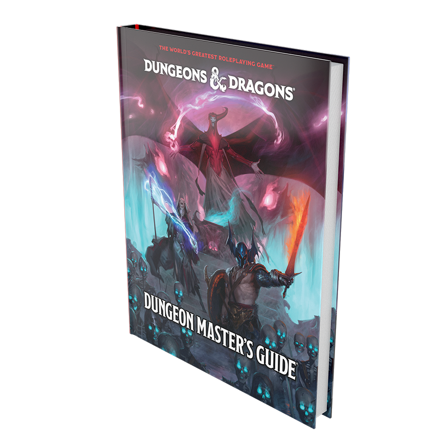 Dungeons and Dragons Dungeon Master Guide voorkant roleplay boek zijaanzicht 2