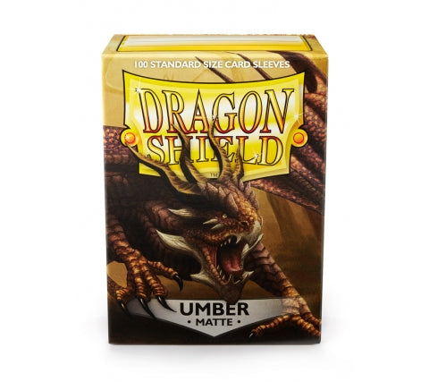 Dragon Shield Sleeves matte umber voor TCG