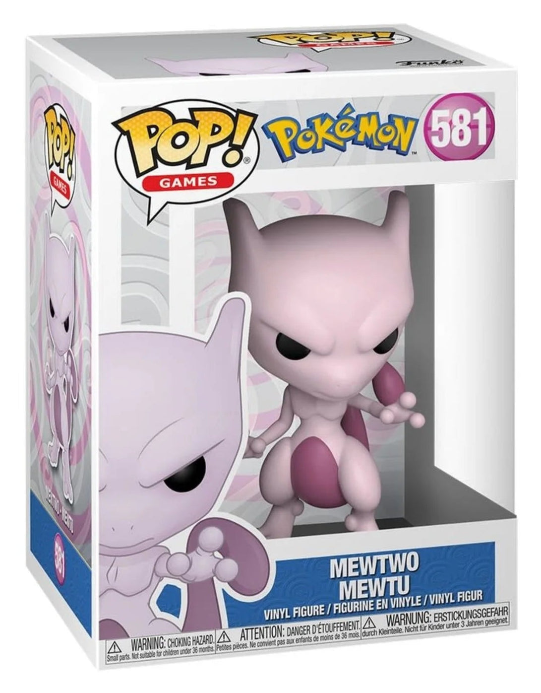 Funko Pop! Pokémon Mewtwo box